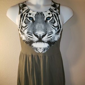 Army Green Tiger Dress